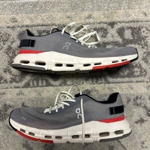 On Running Men's Gray Running Shoes size 12